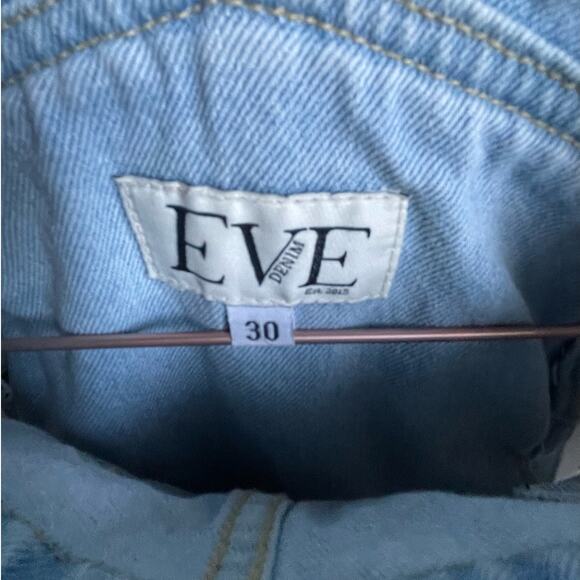 EVE Denim The Olympia Overall in Nolita Light Blue Size 30 - Picture 5 of 9